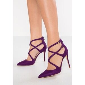 ALDO Ysyna High Purple Heel Formal Staple Strappy Back Zip | Women's 6.5